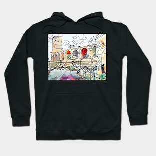 Kandinsky meets Arles, motif 2 Hoodie